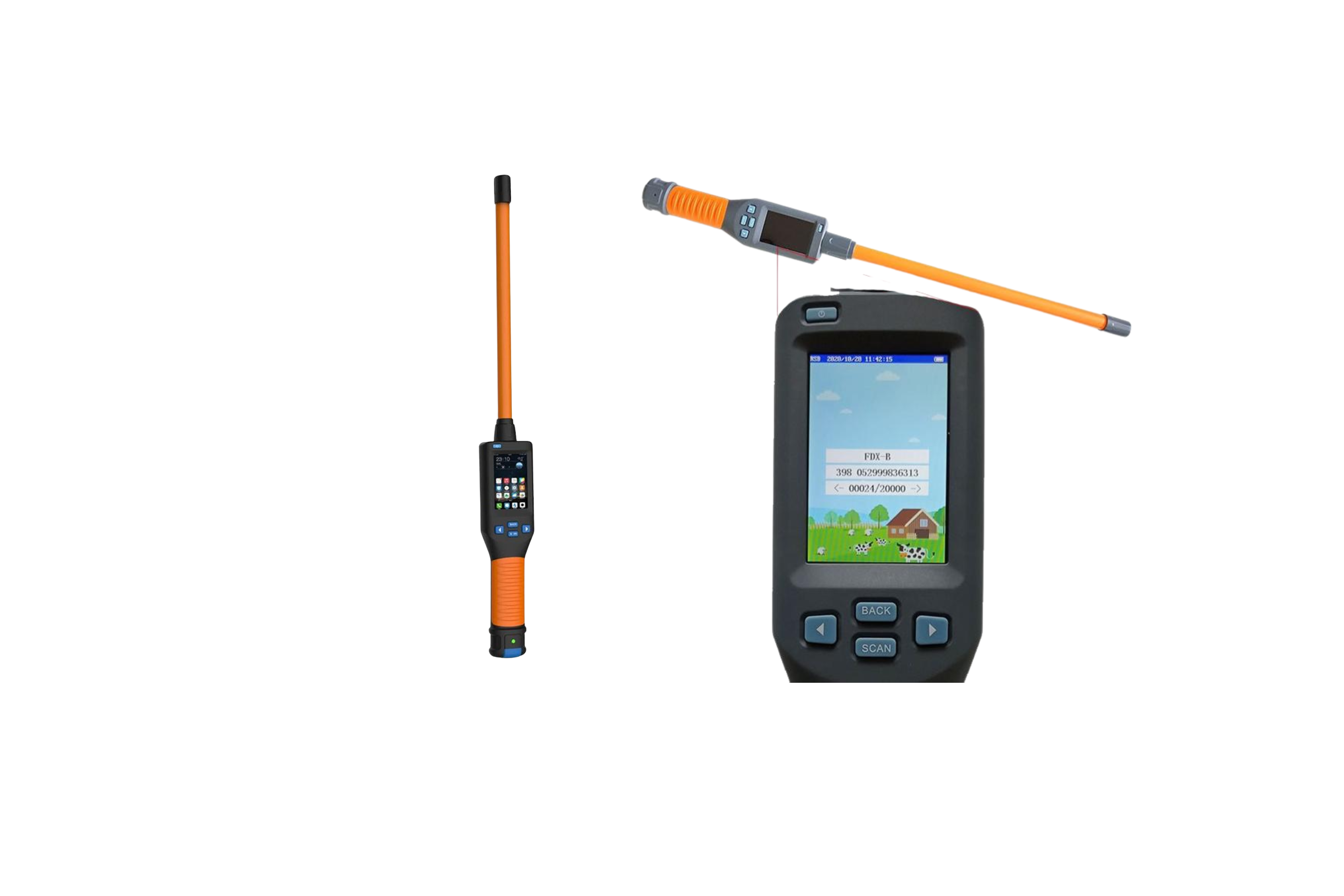 RFID stick reader untuk hewan ternak